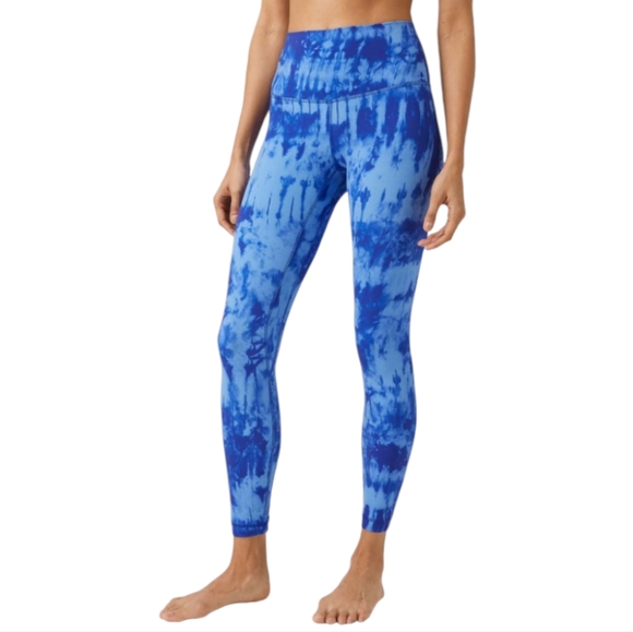 lululemon athletica Pants - Lululemon Align Pant II Women's 4 Blue Tie Dye